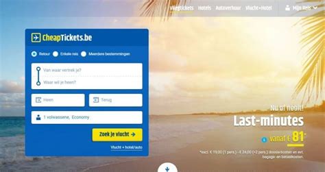 cheaptickets belgië.